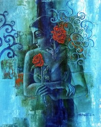 Shaista Momin, Untitled, 24 x 30 Inch, Acrylic on Canvas, Figurative Painting, AC-SHM-022